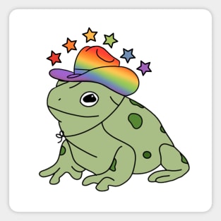 Rainbow Frog Magnet